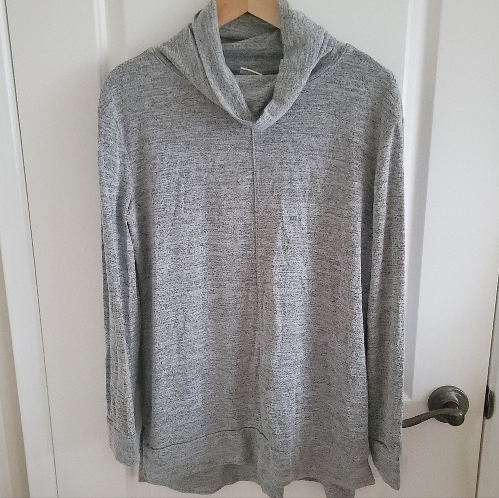 A New Day Gray Cowlneck Sweater Size Small
